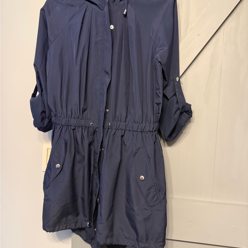 White House Black Market Navy Utility Jacket
